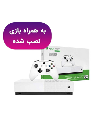 کنسول بازی مایکروسافت استوک مدل Xbox One S فول گیم | حافظه 1 ترابایت