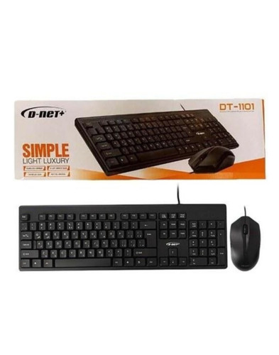 ست ماوس و کیبورد دی نت پلاس مدل DT-1101 باسیم